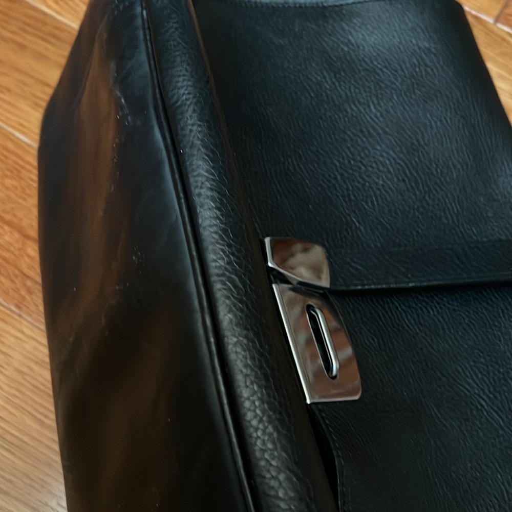 Large Pebble leather PRADA purse - Picture 12 of 12